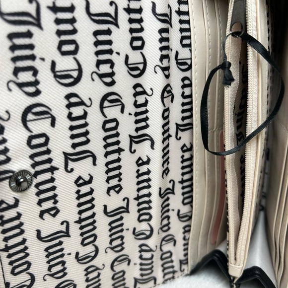 Juicy Couture Black Embossed Logo Wallet - Picture 4 of 7